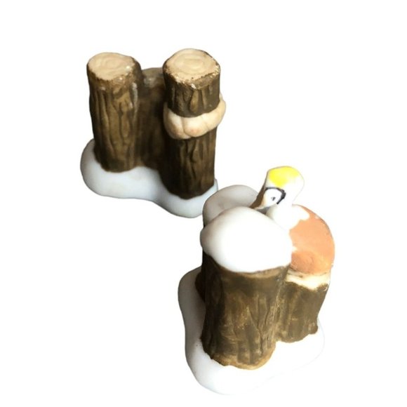 Pacific Rim Christmas Village Accessories Boardwalk Dock Snow Pelicans Piling - Picture 9 of 15